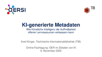 KI-generierte Metadaten