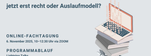 Visual zur Veranstaltung OER im Zeitalter von KI – jetzt erst recht oder Auslaufmodell?